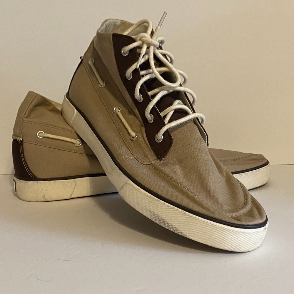 EUC Polo Ralph Lauren Canvas Hi Tops Men's 13D